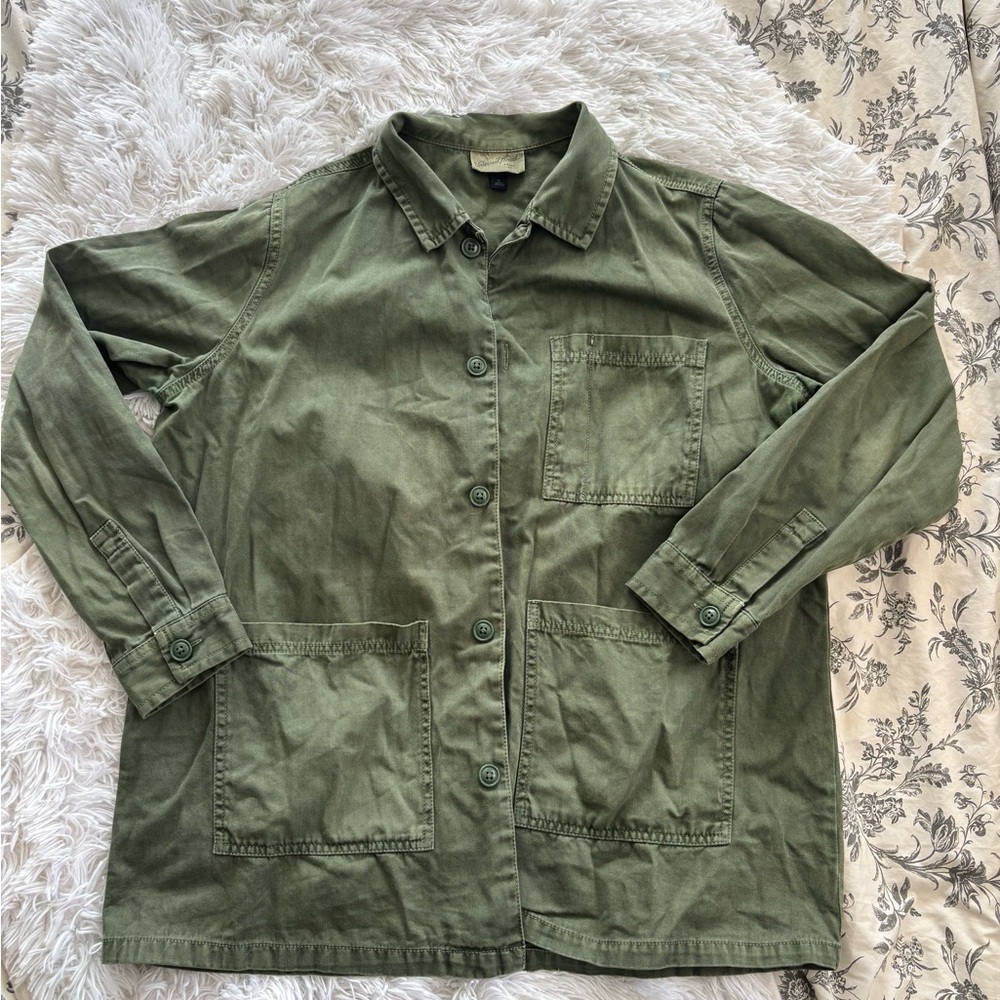 Universal Thread Green Utility Shacket Jacket Wom… - image 1